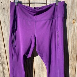 Athleta women’s purple full-length Rainier Tight